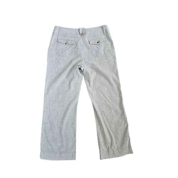 Womyn Size 10 Linen Blend Trousers Casual & Comfortable Classic Essentials - Picture 2 of 7